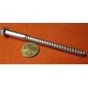 Zinc Hex Head Lag Screw 9/16 Hex Size 3/8 Thread x 5.0" Length, 25 pcs