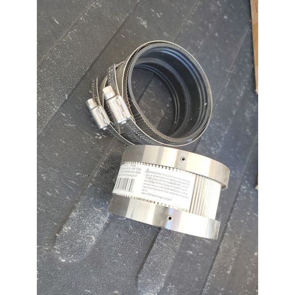 2 PACK NHC-33 Flexible No-Hub Pipe Coupling, 3 X 3"Replacement  For ernco NH-33
