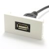 kenable Faceplate Module USB 2.0 Type A Socket Panel Mount Stub [USB Type-A Socket]