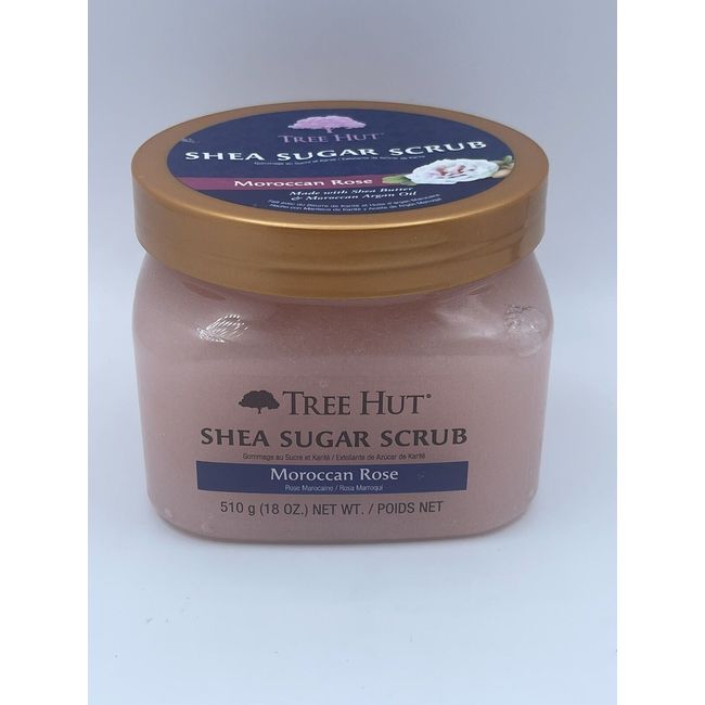 Tree Hut Shea Sugar Scrub, Moroccan Rose, 18 oz (510 g)