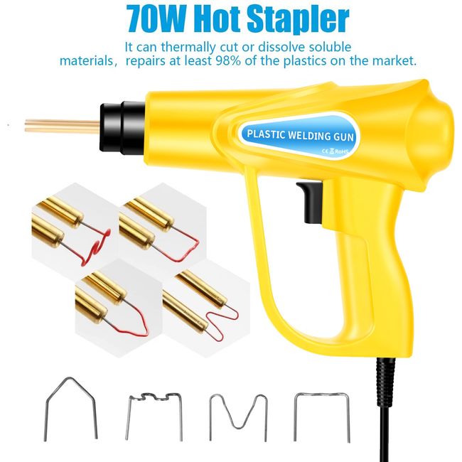 70W Hot Stapler Plastic Welding Machine Car Bumper Repair Kit Welding  Repairing Machine Welder Gun Repair