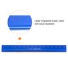 Sourcing Map Aluminum Hollow Core 15cm Metric Triangular Metal Straight Architectural Scale Ruler