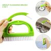 8 Pack Grout Cleaner Brush, Hand-Held Groove Gap Cleaning Tools Tile Joint Sc...