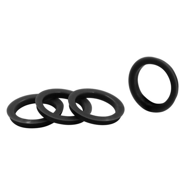 Wheel Accessories Parts set of 4 Hub Centric Ring 73mm OD To 56.1mm Hub ID, Black Polycarbonate (Wheel Hub Ring, 4 Pack, 73 mm OD to 56.10 mm ID Wheel Centerbore, Polycarbonate)