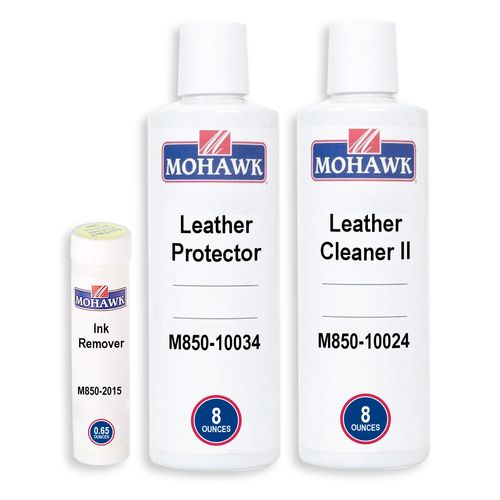 Mohawk Leather Care Kit, Includes Cleaner II (M850-10024), Leather Protector (M850-10034),and Ink Remover (M850-2015)