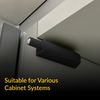 Brixwell QG6H-001 Housing, K Push Tech Concealed, Long Anthracite Finish