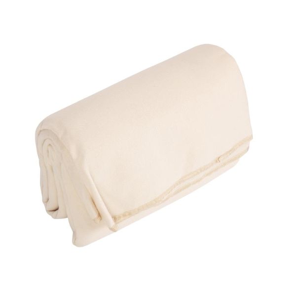 Cream Fleece Waterproof Backed Picnic Rug