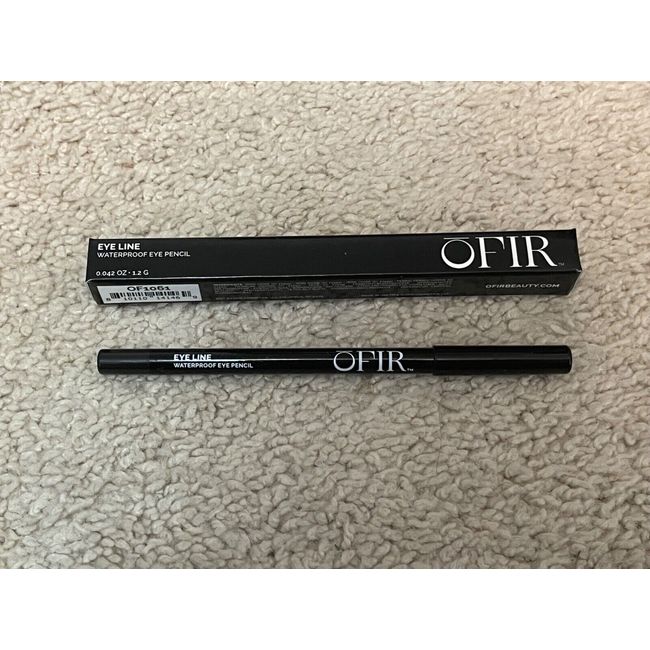 NIB Ofir Eye Line Waterproof Eyeliner Pencil in INK Black 1.2g Full Size NEW