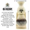 Kent Shaving Stand Large Mock Ivory