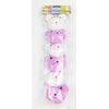 Plastic Bunny Easter Eggs 6 Pack