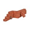 Acacia Grove Mini Red Bricks, 1:6 Scale (16 Pack)