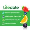 Lifeable Glucose - Great Tasting Fruit Flavor Gummy - 90 Count