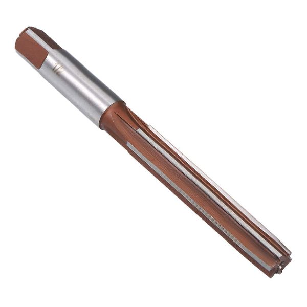 sourcing map Hand Reamer 1/2" High Speed Steel H7 6 Straight Flutes Hand Milling Cutter Tool Reaming Drill Bit for Metal