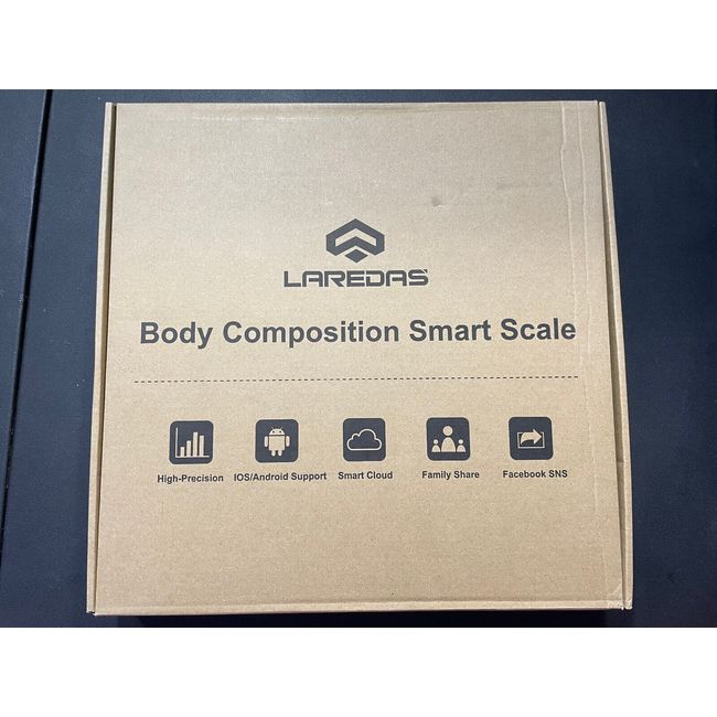 Laredas Body Composition Smart Scale 400lb Capacity Supports IOS and Android