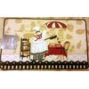PRINTED NYLON RUG (nonskid back) (18" x 30") FAT CHEF WITH PAN, rectangle by BC