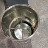 Wipe Dispenser/Trash Can 5 gal Silver