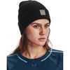 Under Armour Damen Women's Ua Halftime Cuff Beanies, Schwarz, Einheitsgröße
