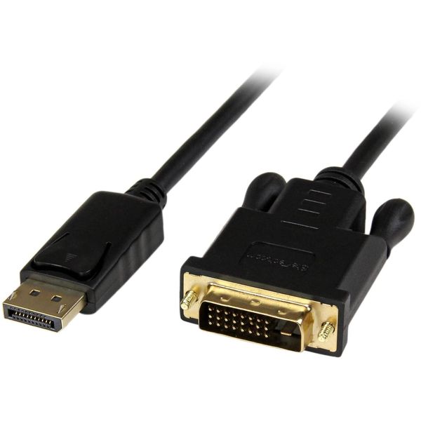 Startech 3ft DisplayPort to DVI Active Adapter Converter Cable - Black