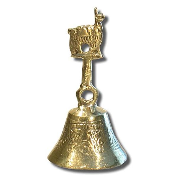 Peruvian Brass Bell Llama