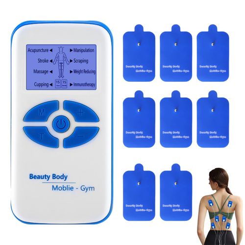 Period Simulator Machine for Men,Period Pain Simulator for Men,8 Modes Period Cramp Simulator,with 10 Replacement Pads,for Muscle/Back/Shoulder/Neck/Leg/Calf Pain Relief