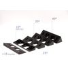 E8210 Eufy Doorbell mounting wedge full bundle 25º,30º,35º,40