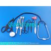 SOLID BLACK Medical Kit Diagnostic EMT Nursing Surgical EMS Student Paramedic
