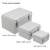CrocSee ABS Plastic Dustproof Waterproof IP65 Junction Box Universal Durable Electrical Project Enclosure with Lock (8.6"x6.7"x4.3")