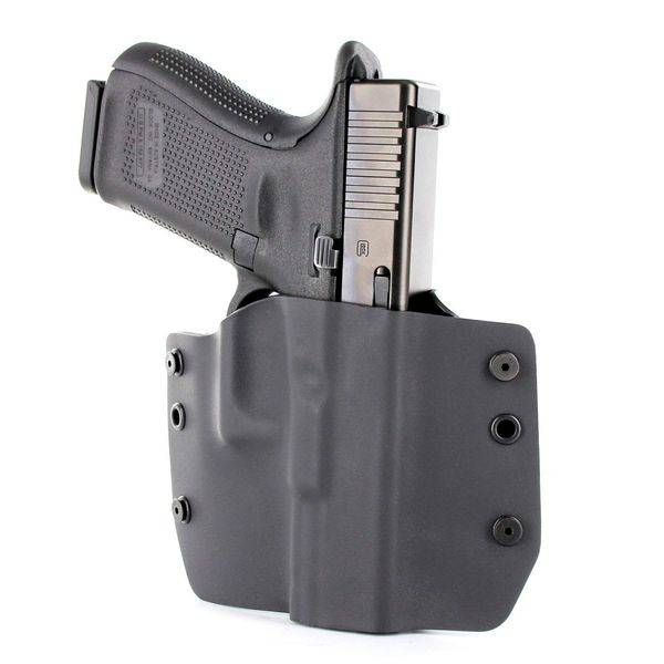 Infused Kydex USA OWB Basic Range Holster - Matte Black (Left-Hand, for SW SD9 VE)