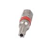 sourcing map 1/4" Hex Shank Magnetic T20 Torx Security Screwdriver Bit Gray 4pcs