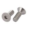 Sourcingmap 1/4-20 x 3/4" 304 Stainless Steel Flat Head Hex Socket Cap Screw 10pcs