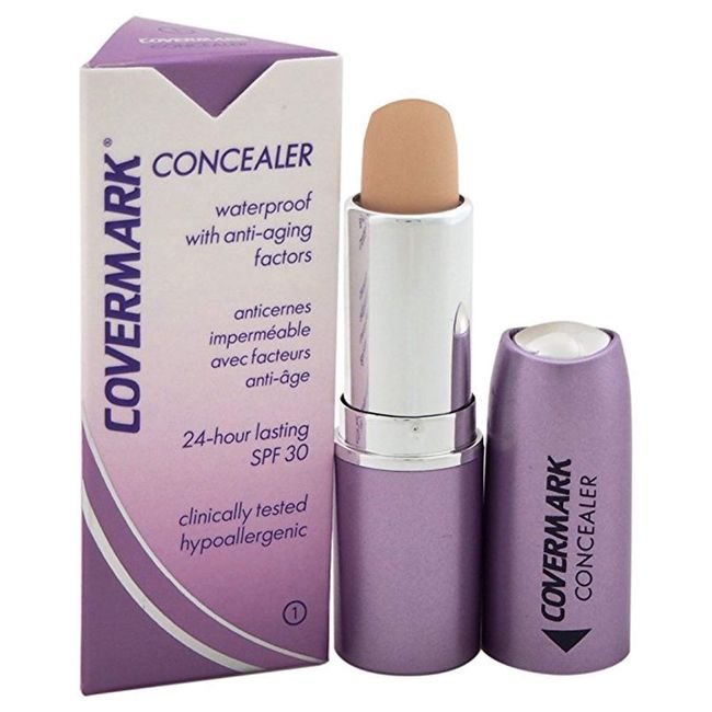 Covermark Women's # 1 SPF 30 Waterproof Concealer with Anti Aging Factors, 0.18 Ounce