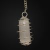 VIE Naturals Wire Wrapped Tumbled Stone Keychain, Selenite