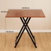 Folding Table Portable Square Dining Table Stall Table Home Dining Table Small Square Table Balcony Folding Table Simple Kitchen and Dining Table Office Children Table Tableware Small Folding Table