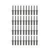 41Pcs Plastic Poly Rivet Gun Quick Set Riveting Hand Tool W/ 40 Poly Rivets New