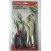 5 PC GROOVE AND SLIP JOINT, LONG NOSE, LOCKING, DIAGONAL PLIERS HAND TOOL SET