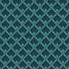 MyTinyWorld Dolls House Miniature Teal Classic Wallpaper Design