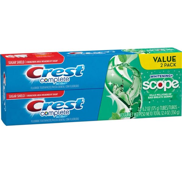 Crest Complete T/P Whtng/Scope2 X6.2 Oz