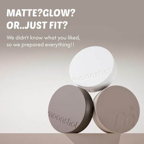 MOONSHOT KOREA Conscious Fit Cushion Foundation Medium Coverage, Long-Lasting & Buildable Foundation For A Smooth, Satin Finish, Vegan & Cruelty-Free,k-beauty (15N Cosmic Cream)