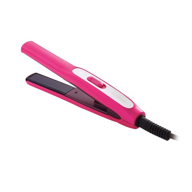 Koizumi KHS-8520/P Hair Iron, Straight, Compact, Overseas Compatible, Pink