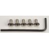 American Racing Wheels 970076 Replacement Cap Screw Set - 5 Screws & Key