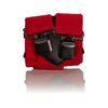 Olata Men's Extra Wide X-Shape Braces/Suspenders - 5cm. Red (Black Clips)