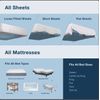 Bed Scrunchie - Ultimate Bed Sheet Holder Straps, 360 Bed Sheet Fastener.