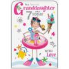 Granddaughter 7th Birthday Card