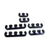 Ton's Performance 7mm / 8mm Spark Plug Wires Separator Divider Kit Wire Looms TONS-WS (Black- Plastic)