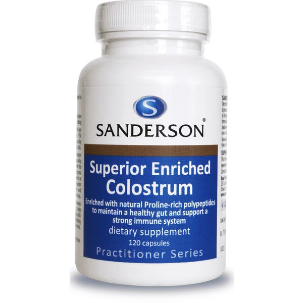 Sanderson Superior Enriched Colostrum Capsules 120