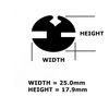 Car Van Boat Window Windscreen Seal 6.4mm to 1.2mm with Insert Strip