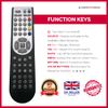 Replacement For TECHNIKA TV Remote Control For LCD19-910, LCDDVD19-918, LCDDVD19-919