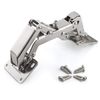 Door Hinge Surface Mount Hidden Full Cover Hinge 165 170 Degree Open Non-Twist Spring Hinge