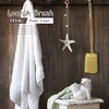 Natural Exfoliating Loofah Luffa Loofa Back Sponge Scrubber Brush with Long Wooden Handle Stick Holder Body Shower Bath Spa Pack of 2