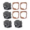 ANTUKO 0433000 4pcs Carburetor Float Bowl Chamber Replacement for 90-175HP